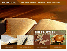 Tablet Screenshot of biblepuzzles.com